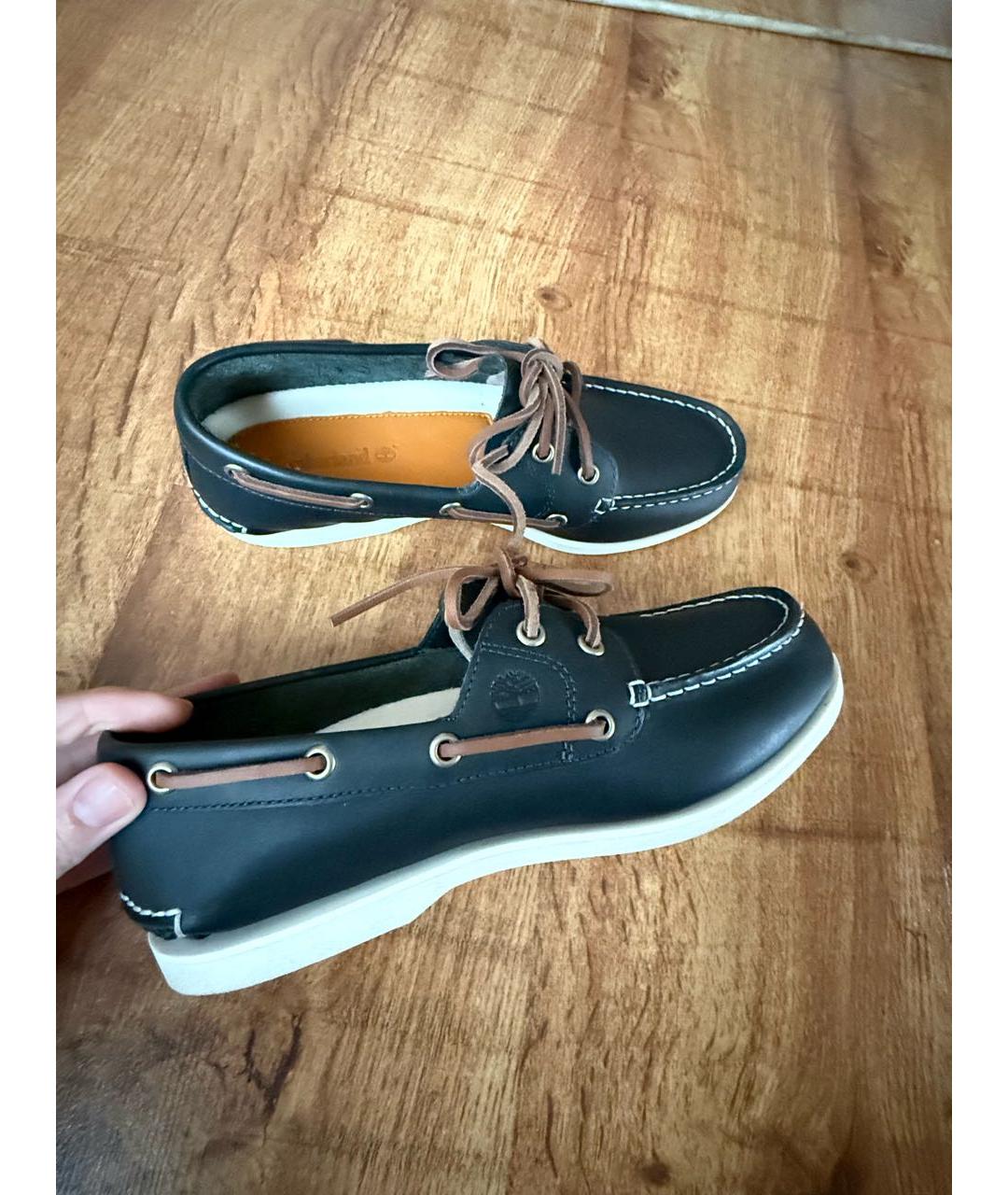 TIMBERLAND Черные кожаные лоферы, фото 9