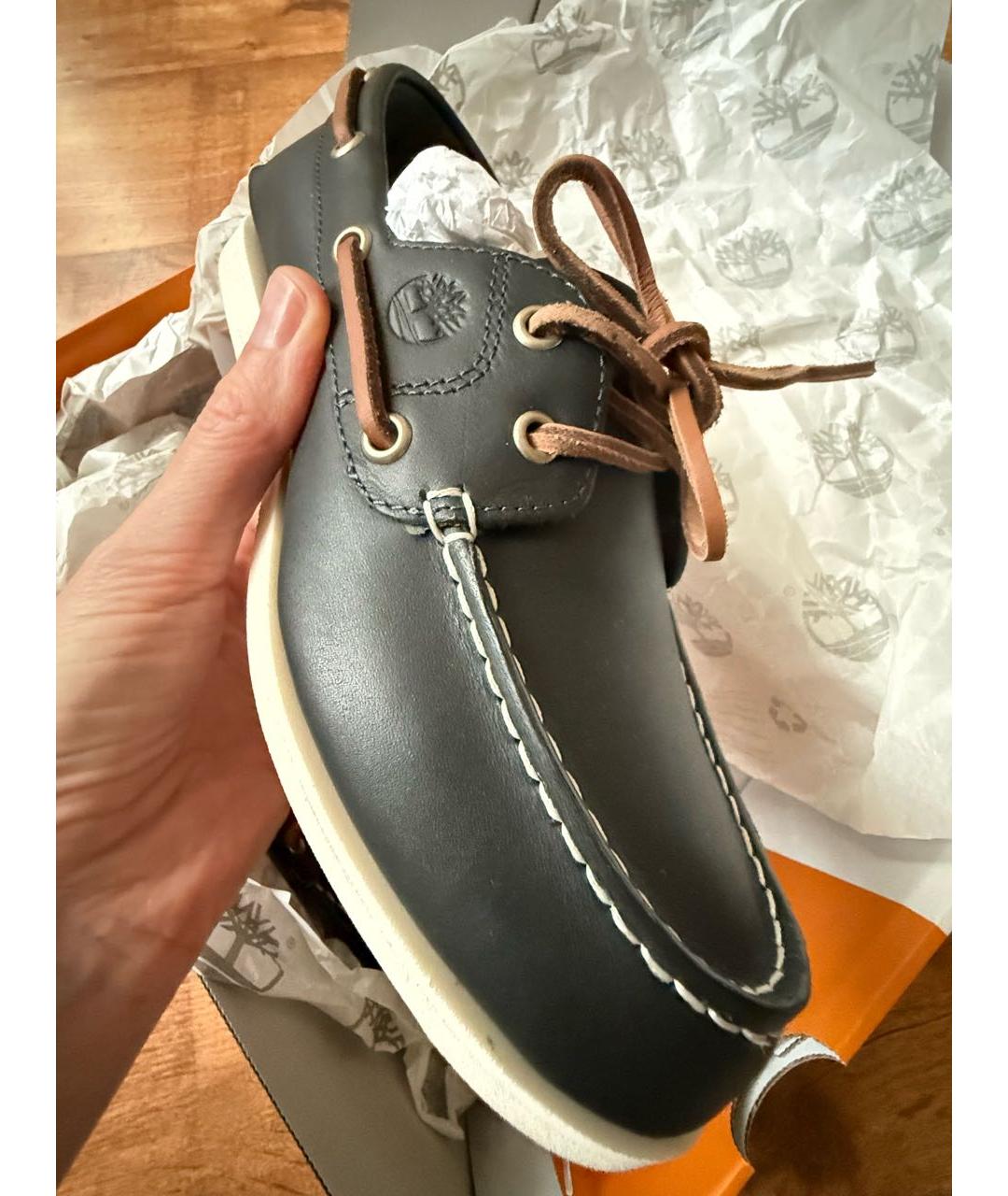TIMBERLAND Черные кожаные лоферы, фото 8