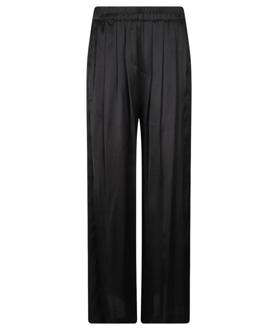ISABEL MARANT Черные вискозные прямые брюки, фото 1