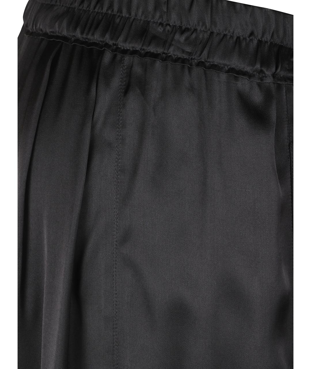 ISABEL MARANT Черные вискозные прямые брюки, фото 2