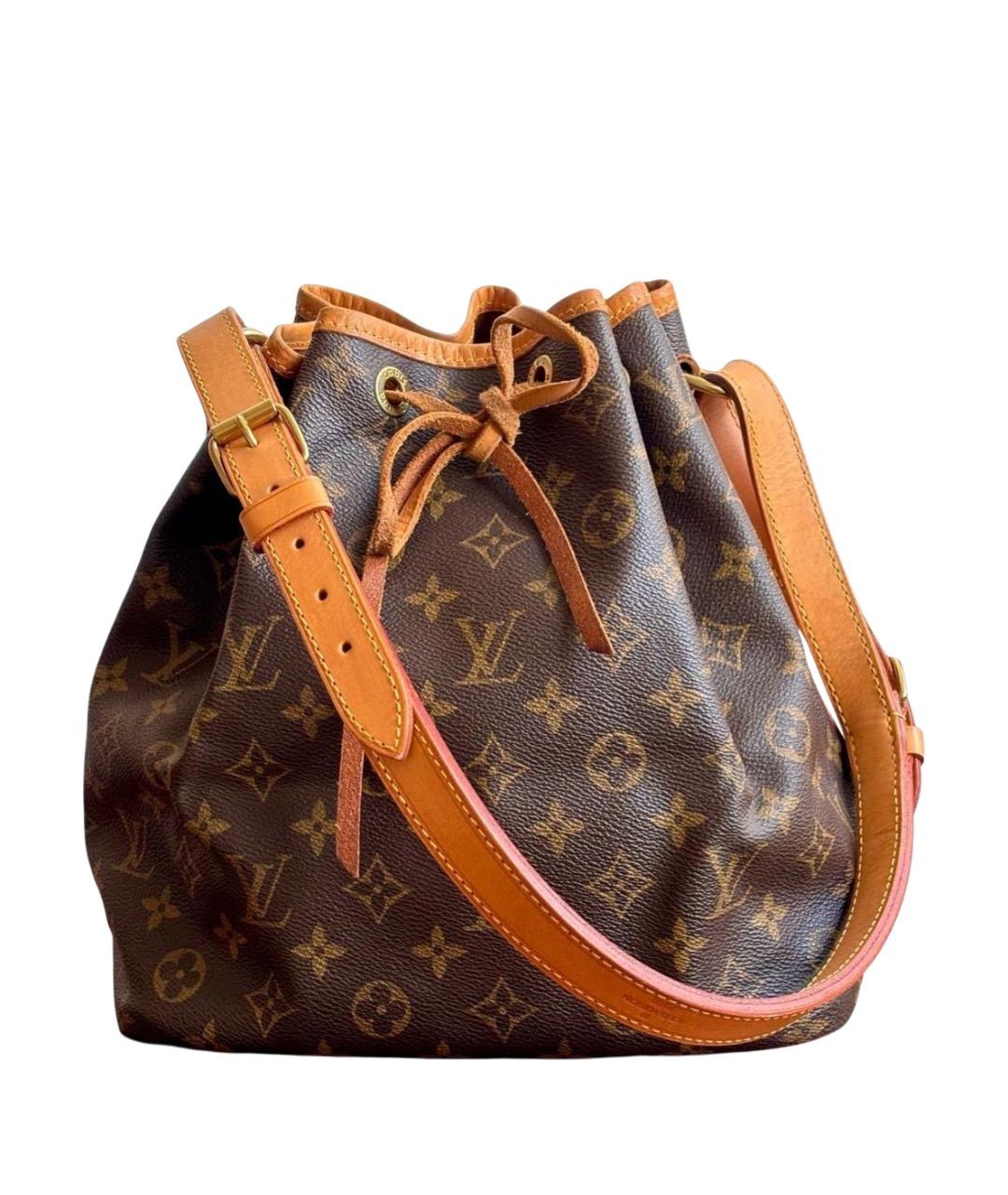 LOUIS VUITTON Коричневая сумка через плечо из канвы, фото 1