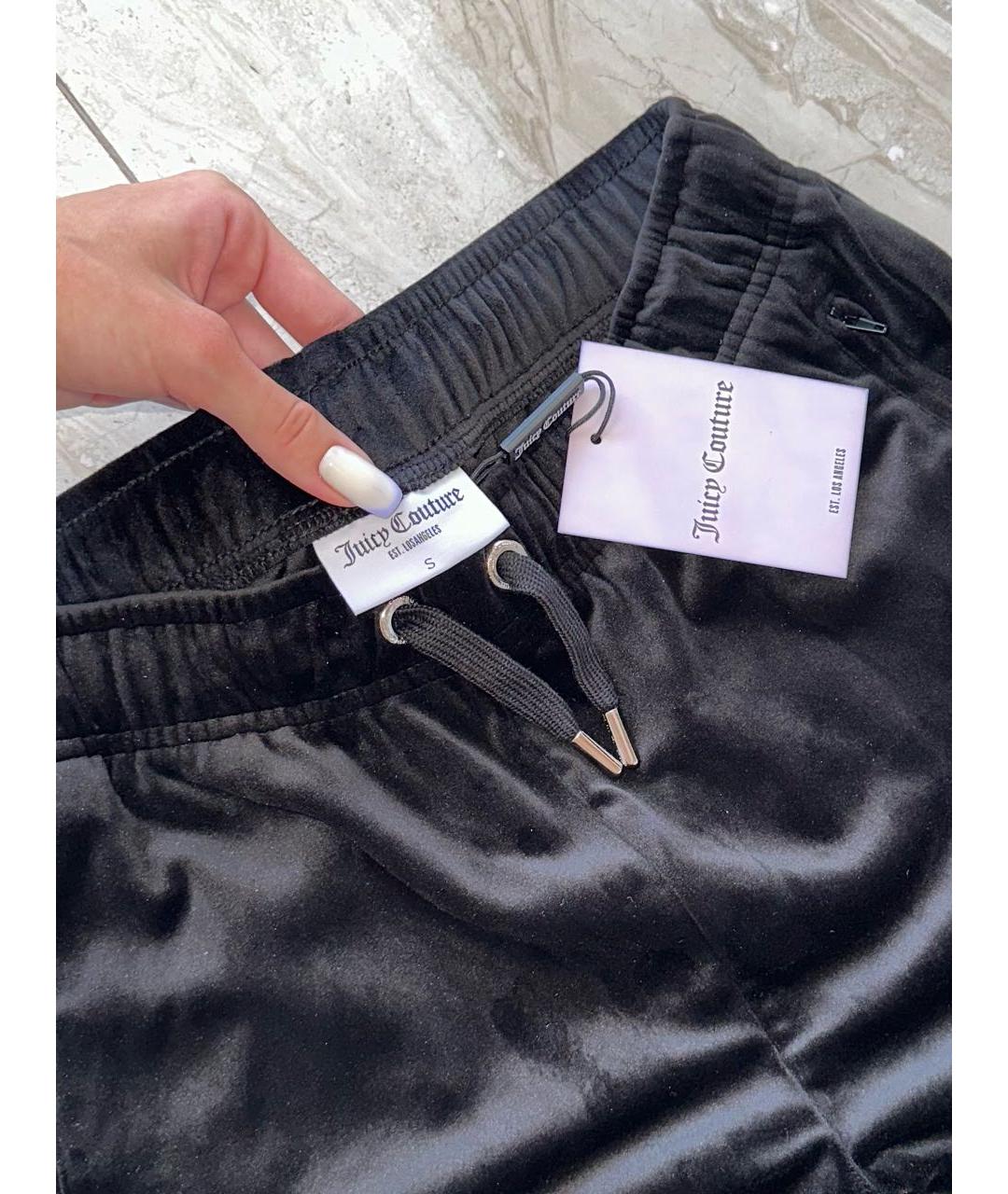 JUICY COUTURE Черный велюровый спортивные костюмы, фото 7