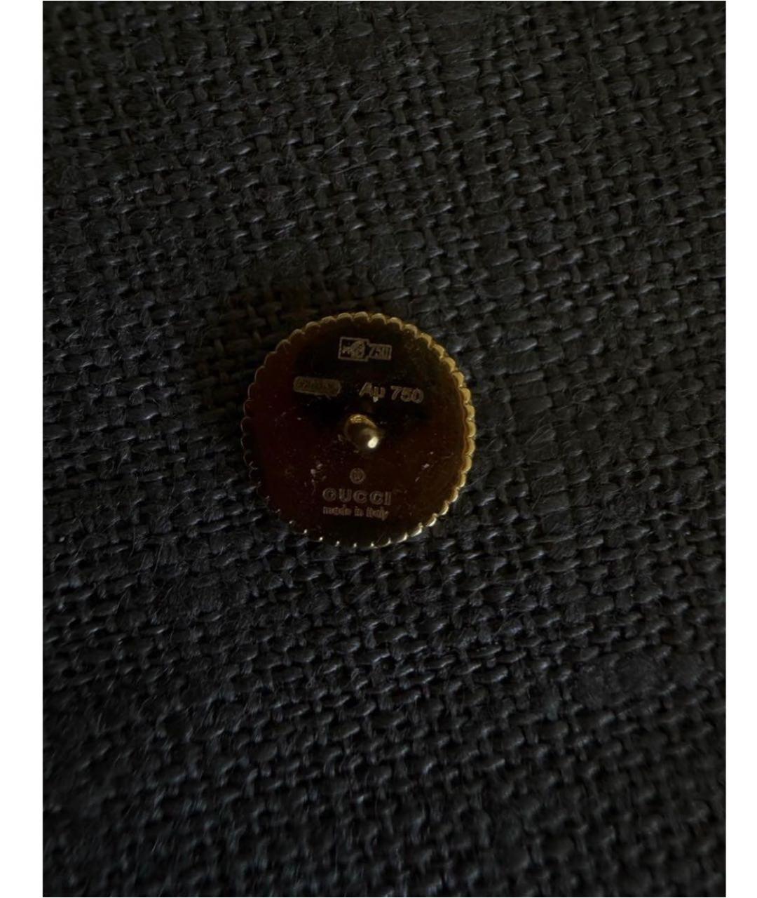 GUCCI Золотые серьги из желтого золота, фото 5
