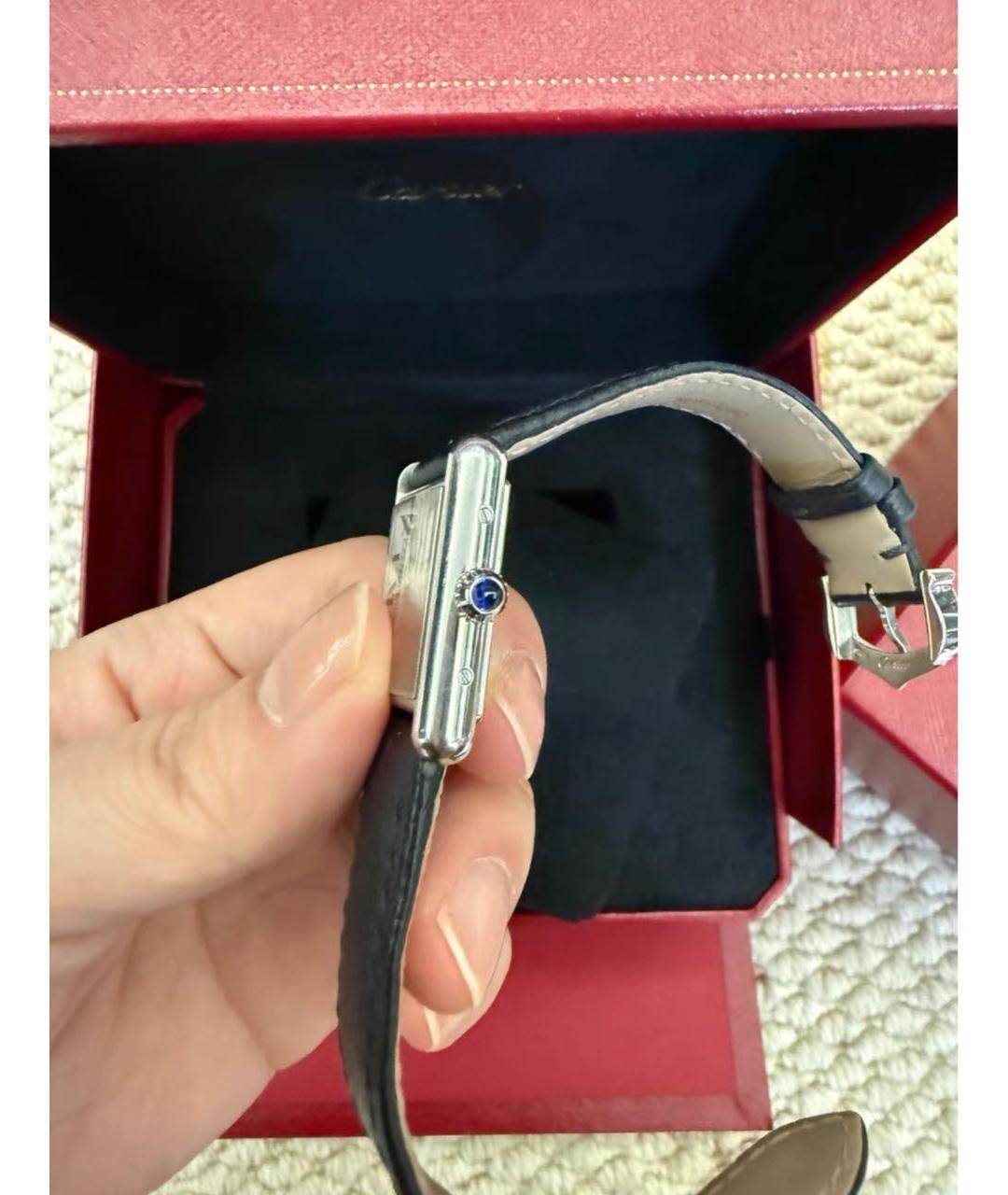 CARTIER Серебряные часы, фото 4