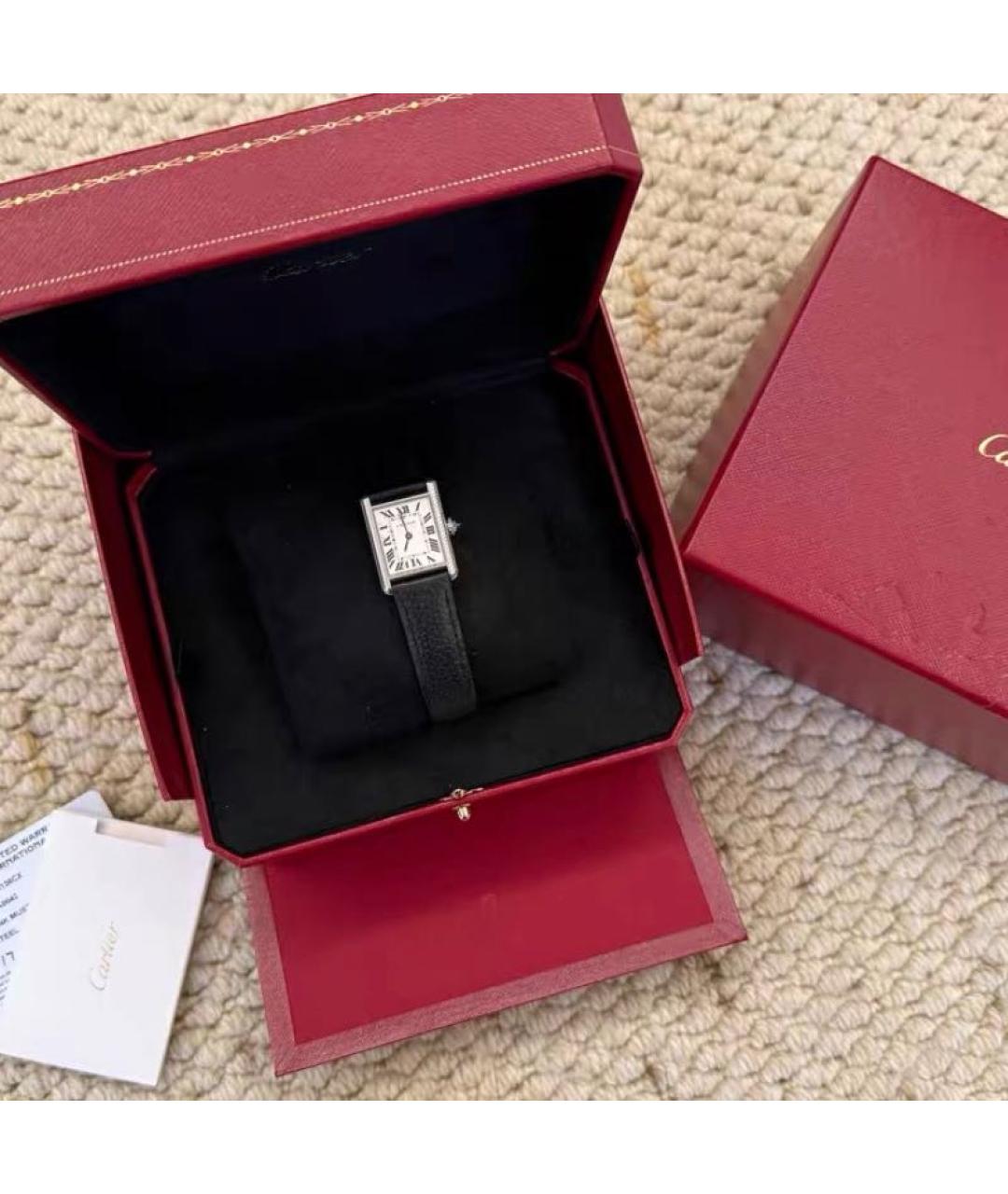 CARTIER Серебряные часы, фото 2