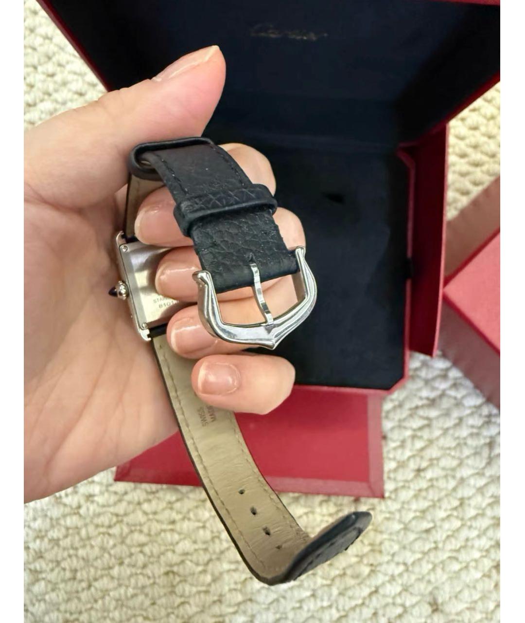 CARTIER Серебряные часы, фото 6