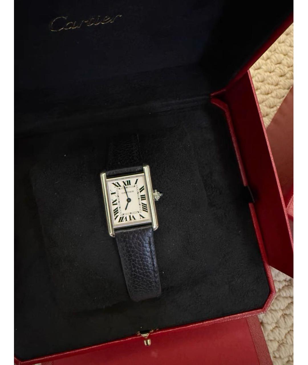 CARTIER Серебряные часы, фото 3