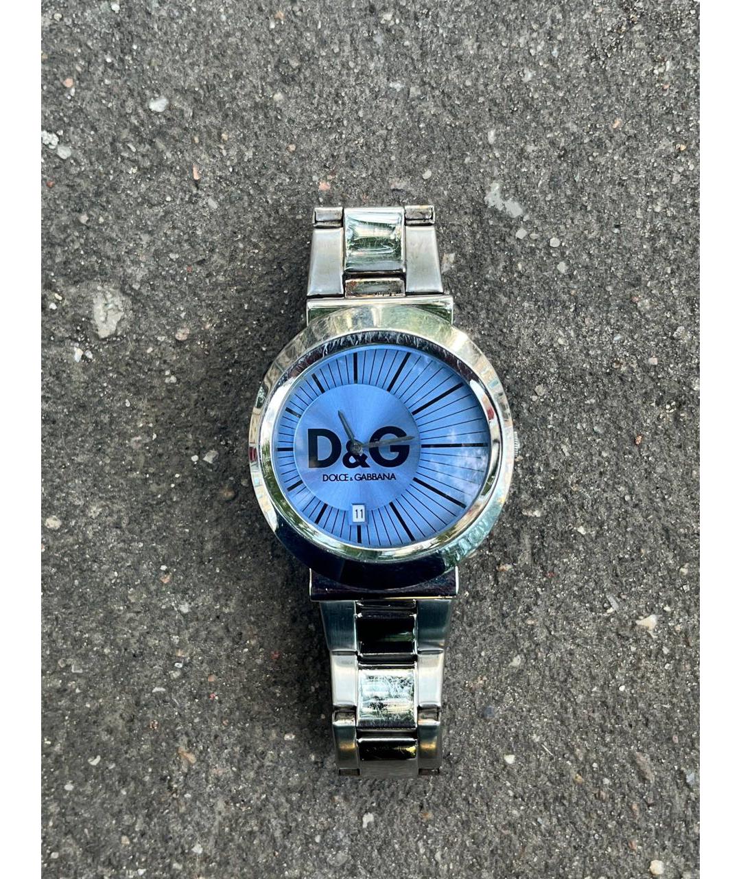 DOLCE&GABBANA Серебряные стальные часы, фото 3