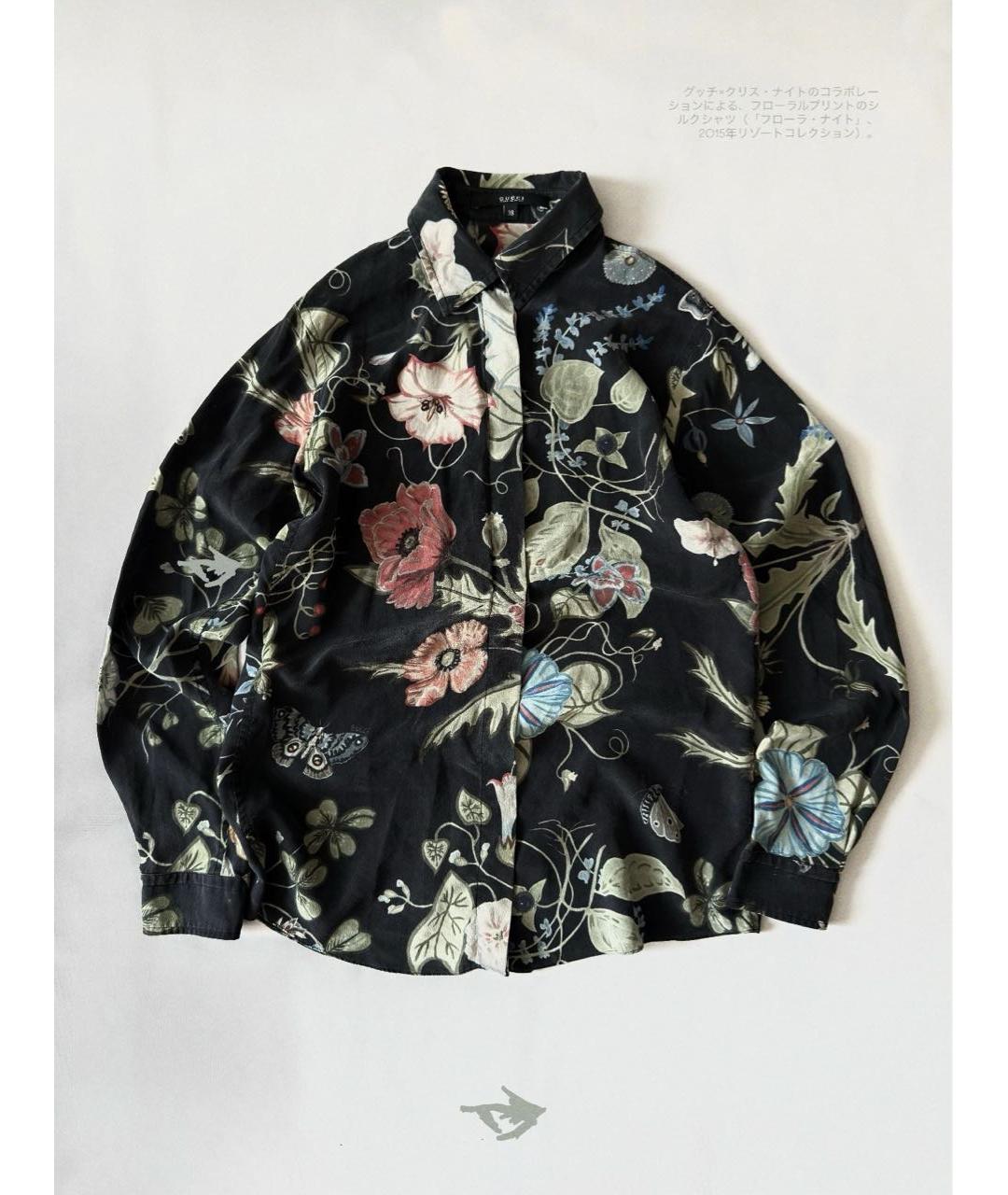 GUCCI Мульти шелковая блузы, фото 7