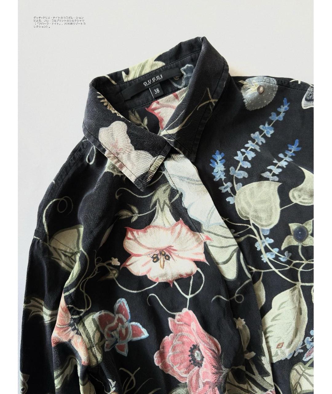 GUCCI Мульти шелковая блузы, фото 2