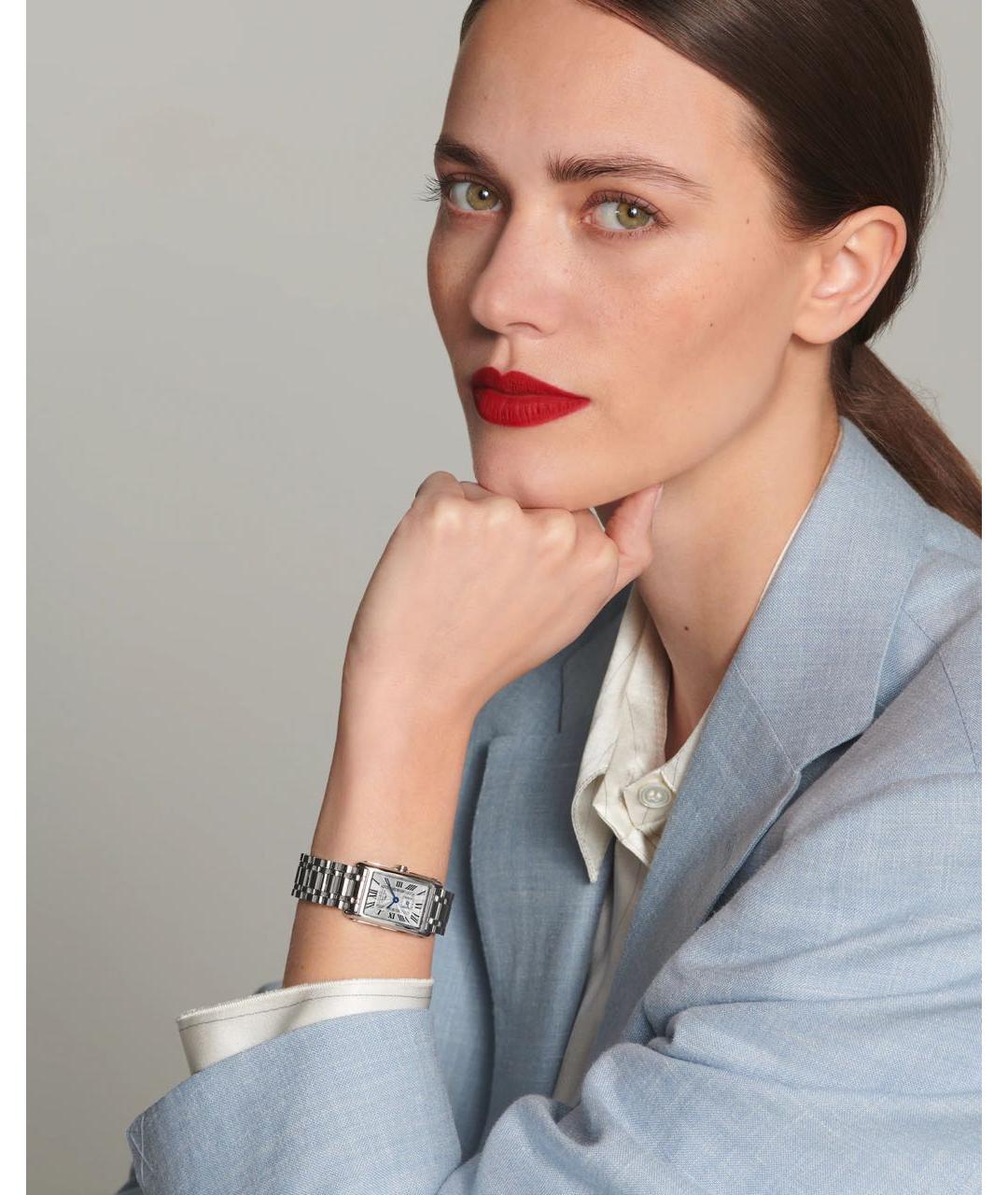 LONGINES Серебряные стальные часы, фото 8