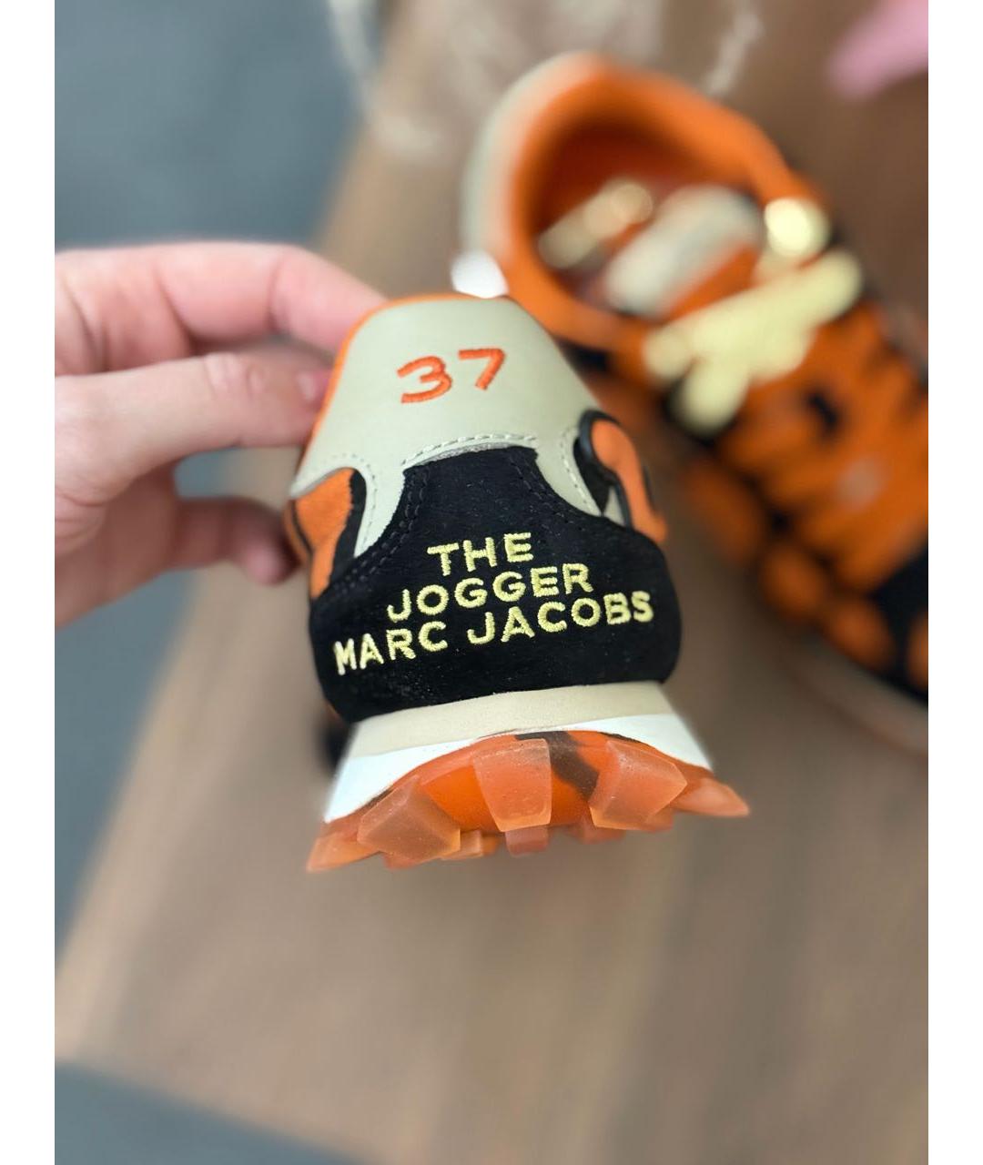 MARC JACOBS Черные кожаные кроссовки, фото 7