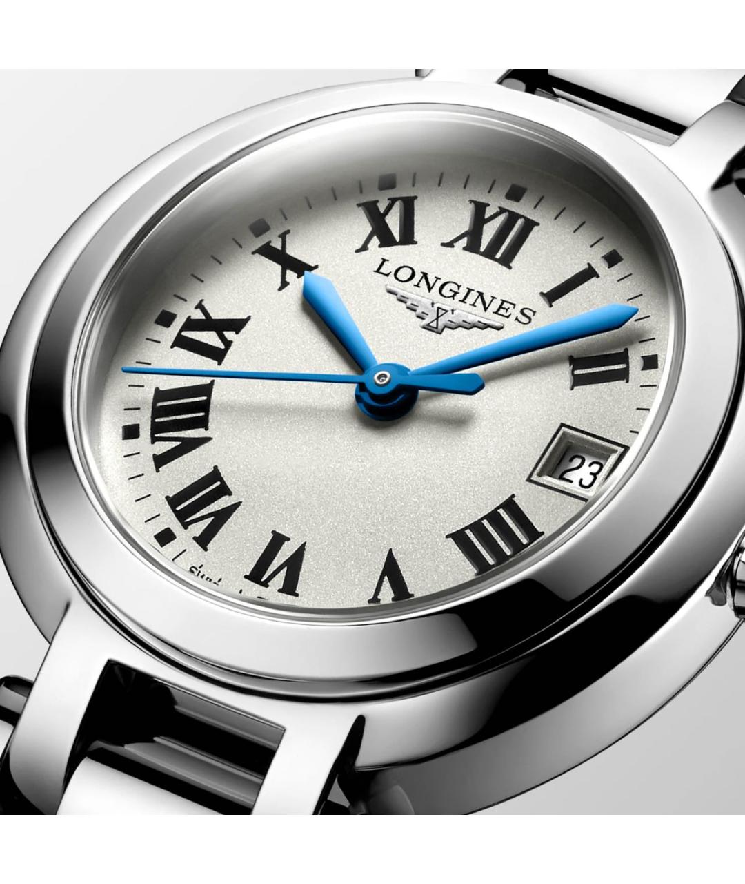 LONGINES Серебряные стальные часы, фото 2