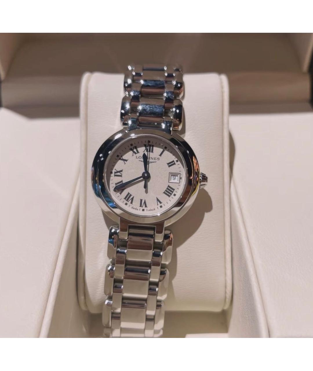 LONGINES Серебряные стальные часы, фото 6