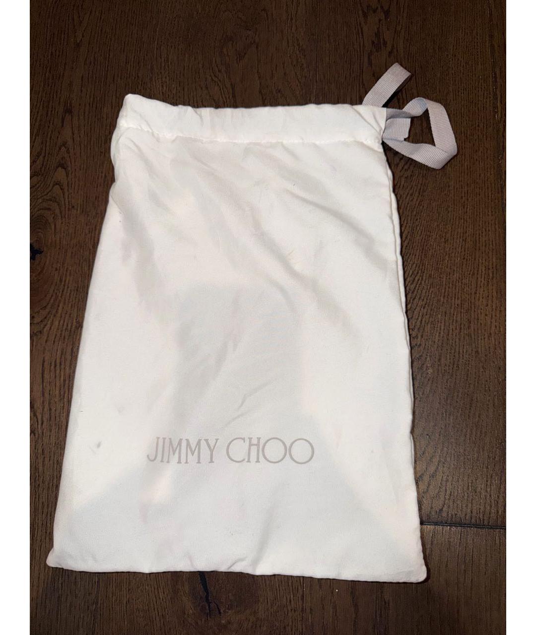 JIMMY CHOO Бежевые кожаные туфли, фото 5