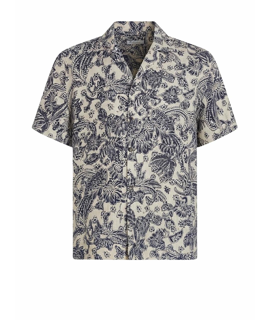 LORO PIANA Мульти льняная кэжуал рубашка, фото 1