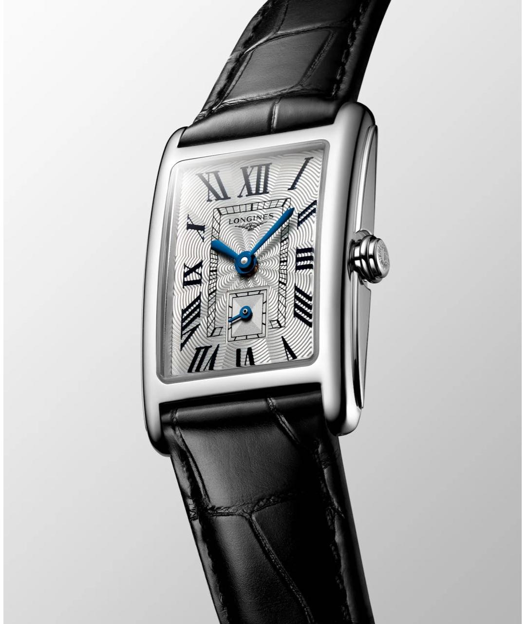 LONGINES Черные стальные часы, фото 3