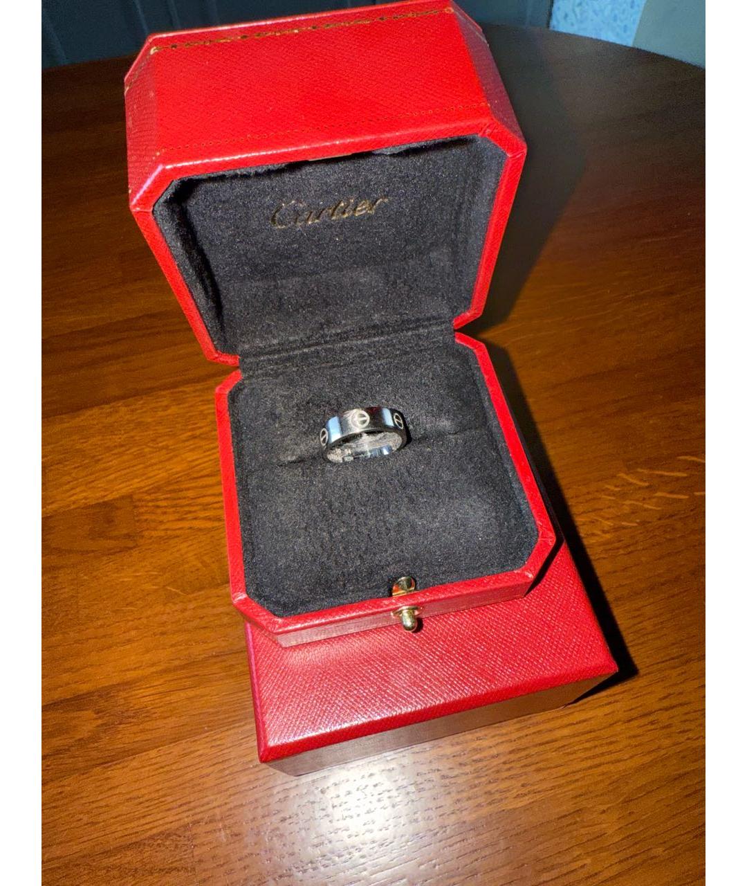 CARTIER Серебряное кольцо из белого золота, фото 4