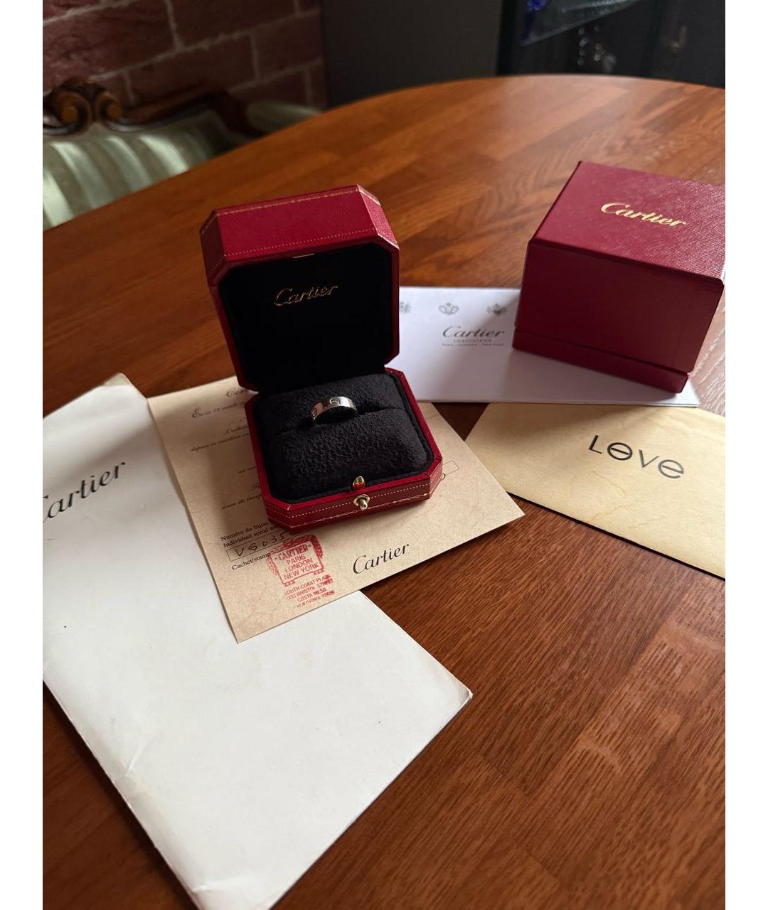 CARTIER Серебряное кольцо из белого золота, фото 3