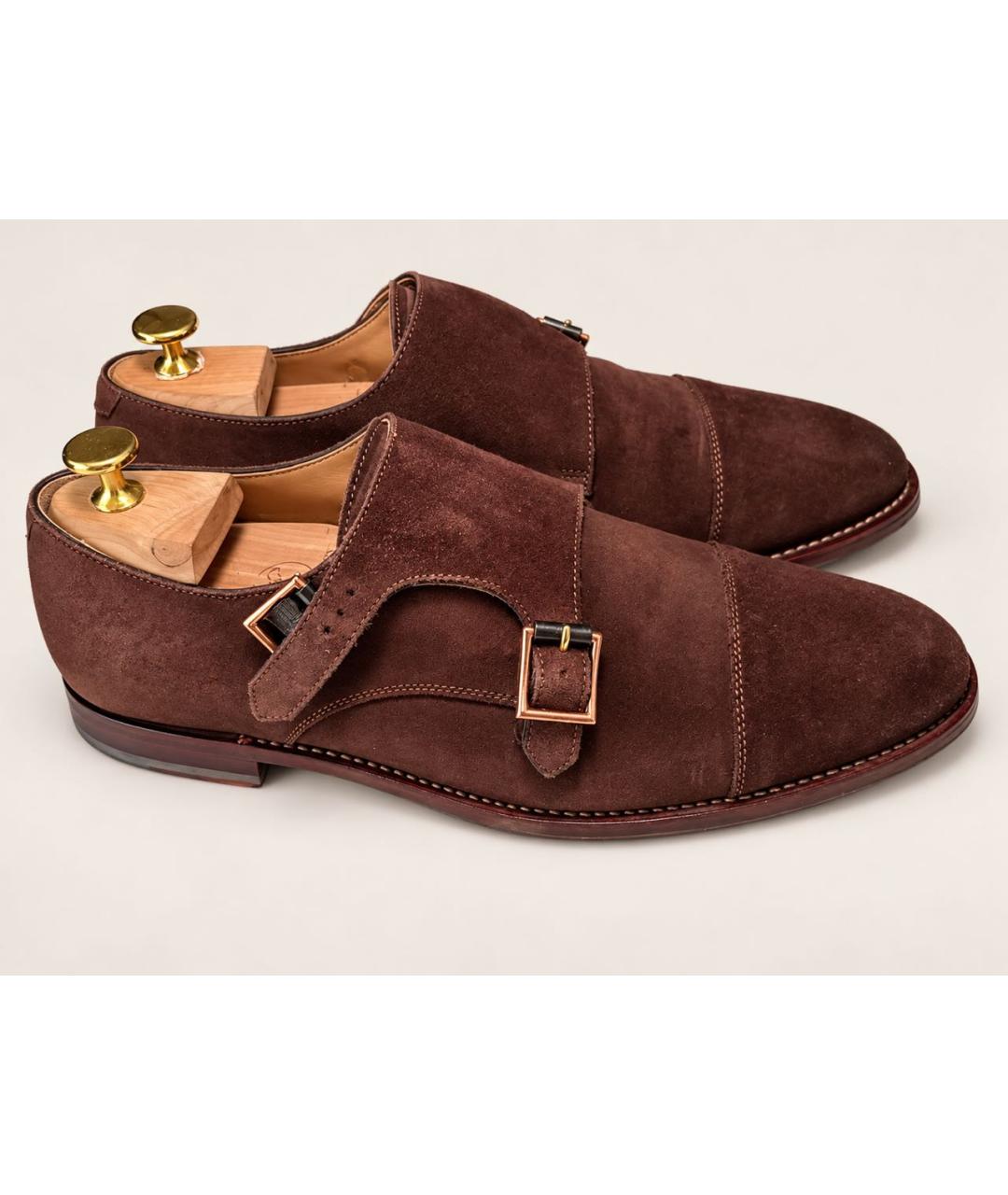 PAUL SMITH Бордовые замшевые туфли, фото 4