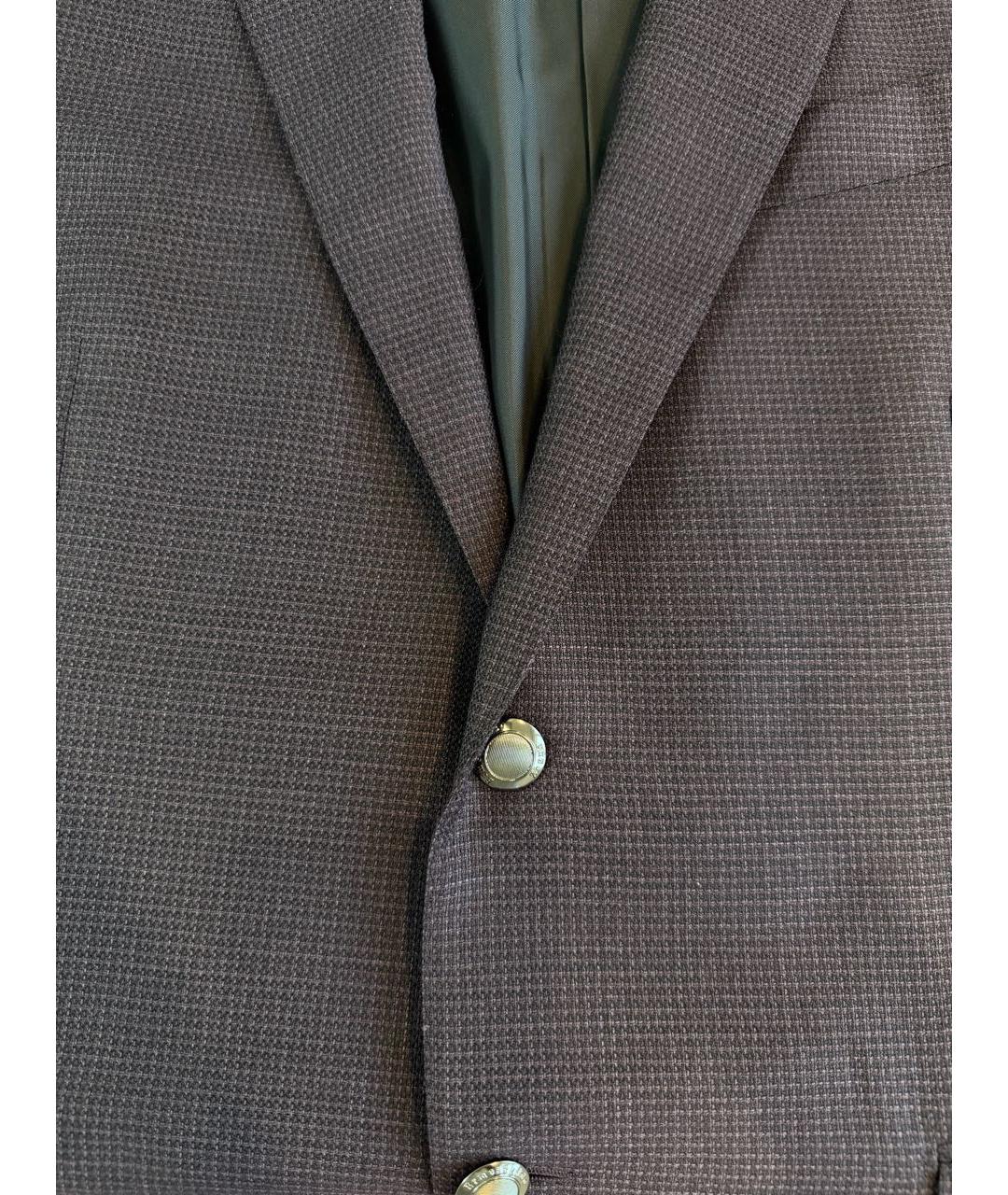 ERMENEGILDO ZEGNA XXX Фиолетовый шерстяной пиджак, фото 4