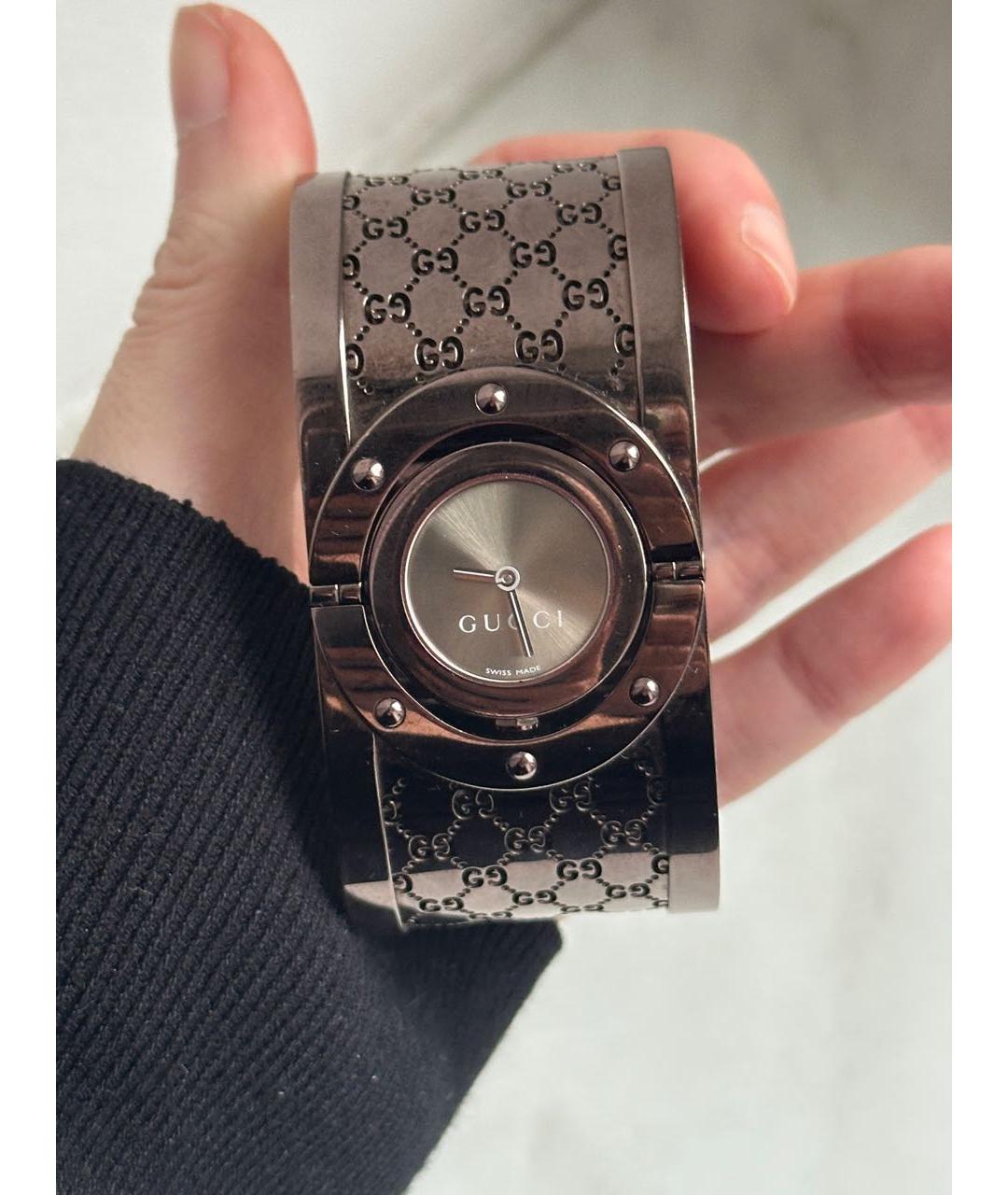 GUCCI Коричневые часы, фото 8