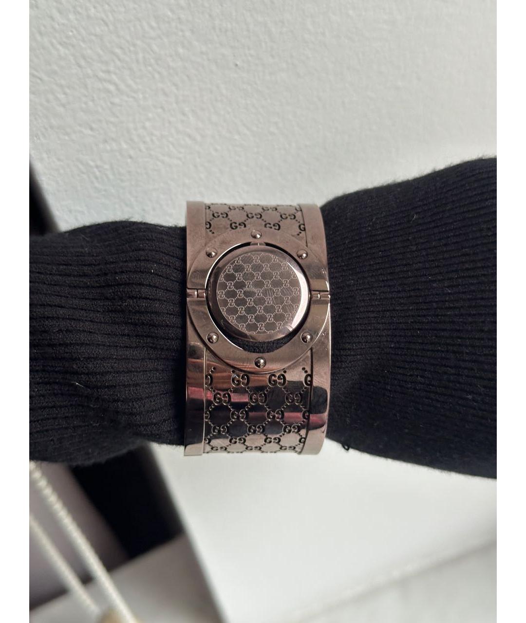 GUCCI Коричневые часы, фото 4