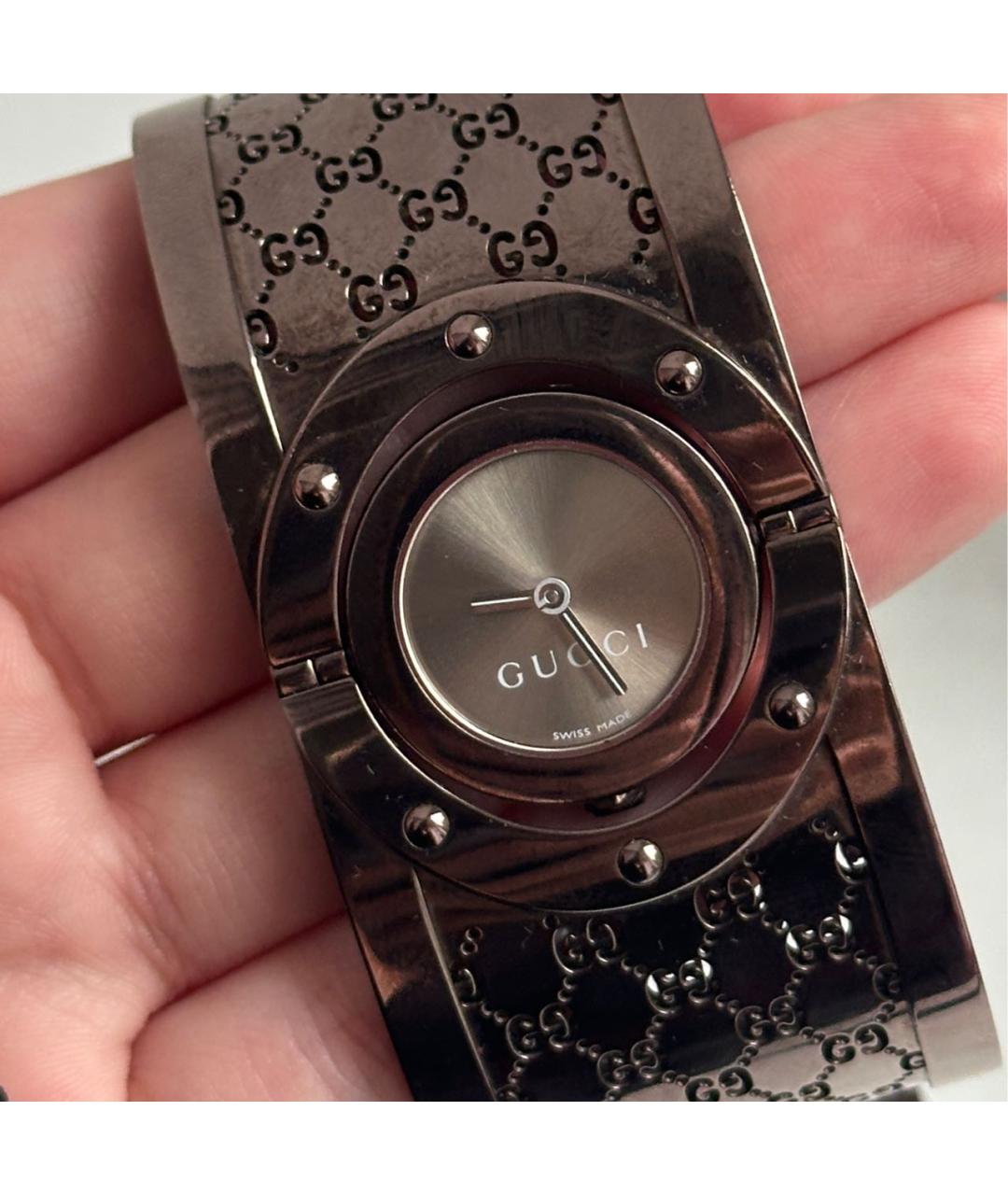 GUCCI Коричневые часы, фото 7