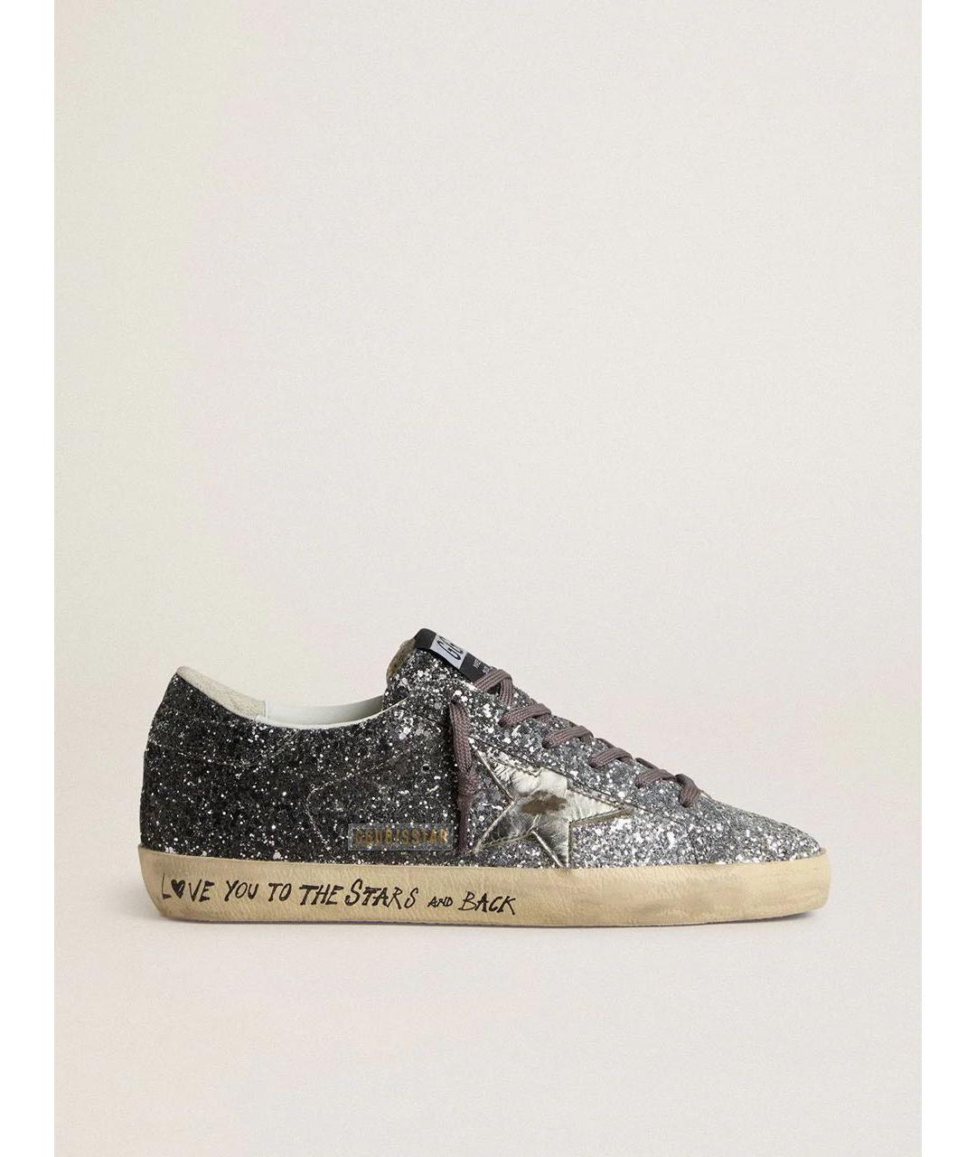 GOLDEN GOOSE Серебряные кеды, фото 5