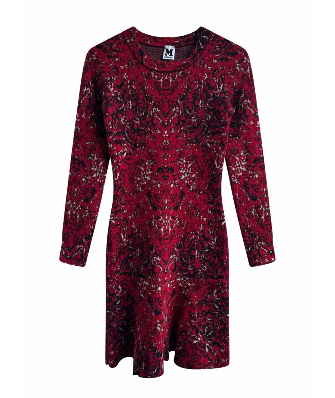MISSONI Красное хлопковое повседневное платье, фото 1
