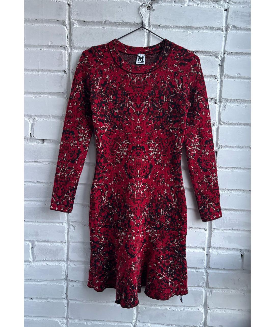 MISSONI Красное хлопковое повседневное платье, фото 7