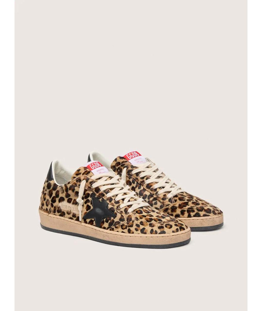 GOLDEN GOOSE Мульти кожаные кеды, фото 2