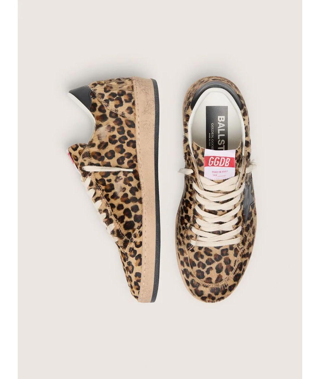 GOLDEN GOOSE Мульти кожаные кеды, фото 3