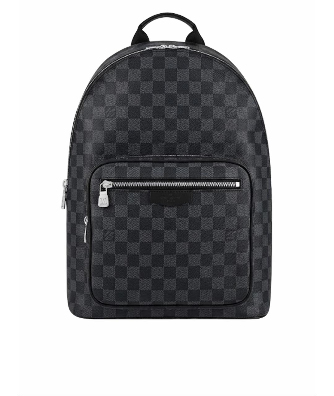 LOUIS VUITTON Черный рюкзак из канвы, фото 1