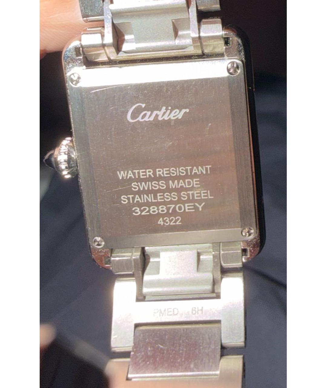 CARTIER Серебряные часы, фото 2