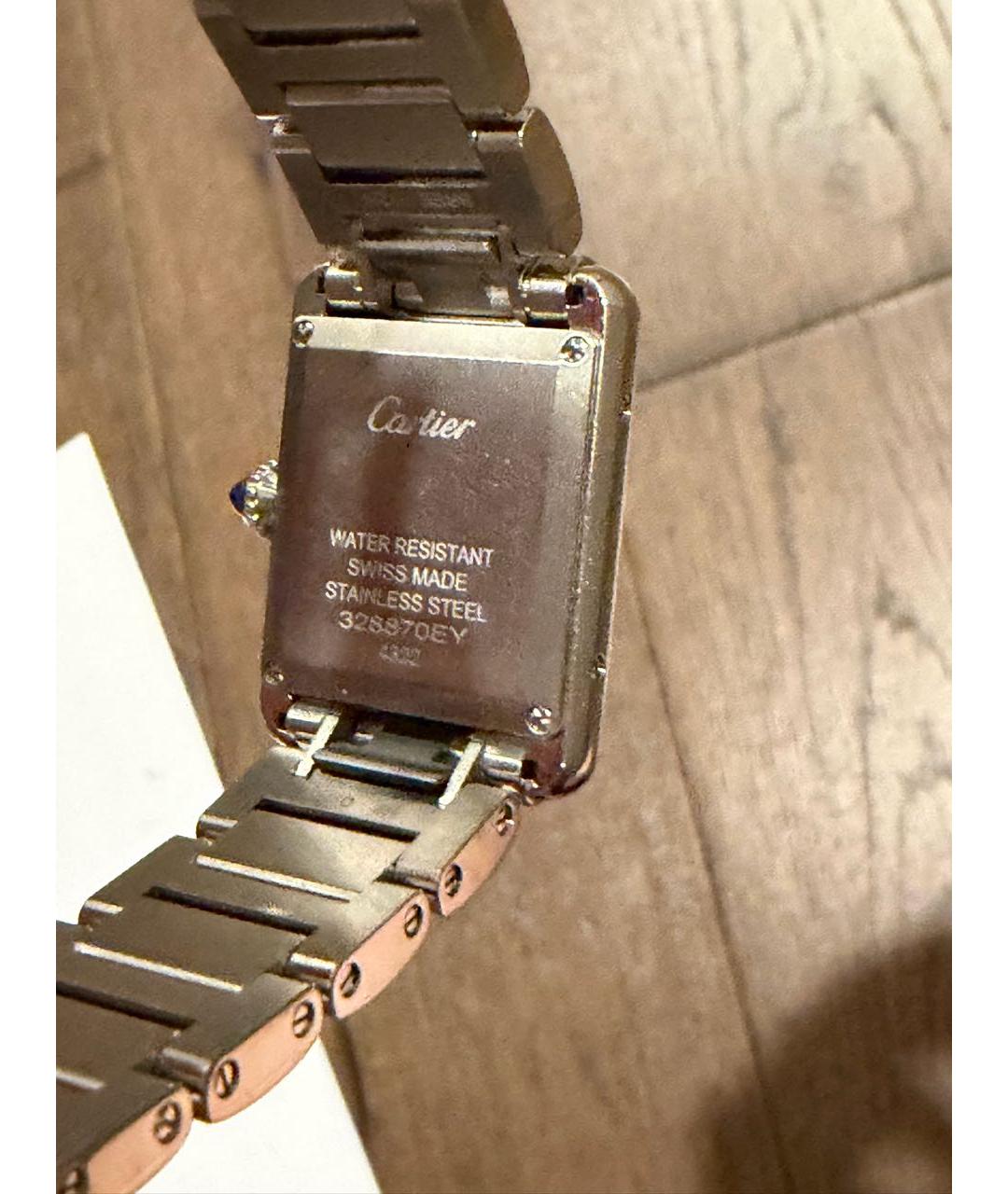 CARTIER Серебряные часы, фото 5