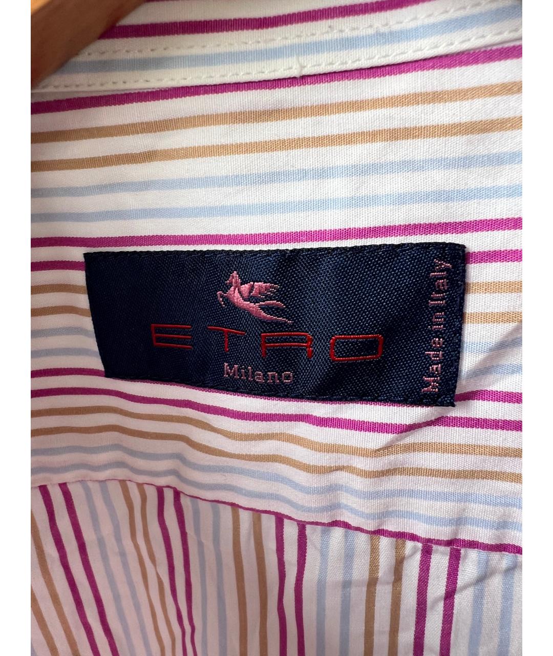 ETRO Мульти хлопковая классическая рубашка, фото 3