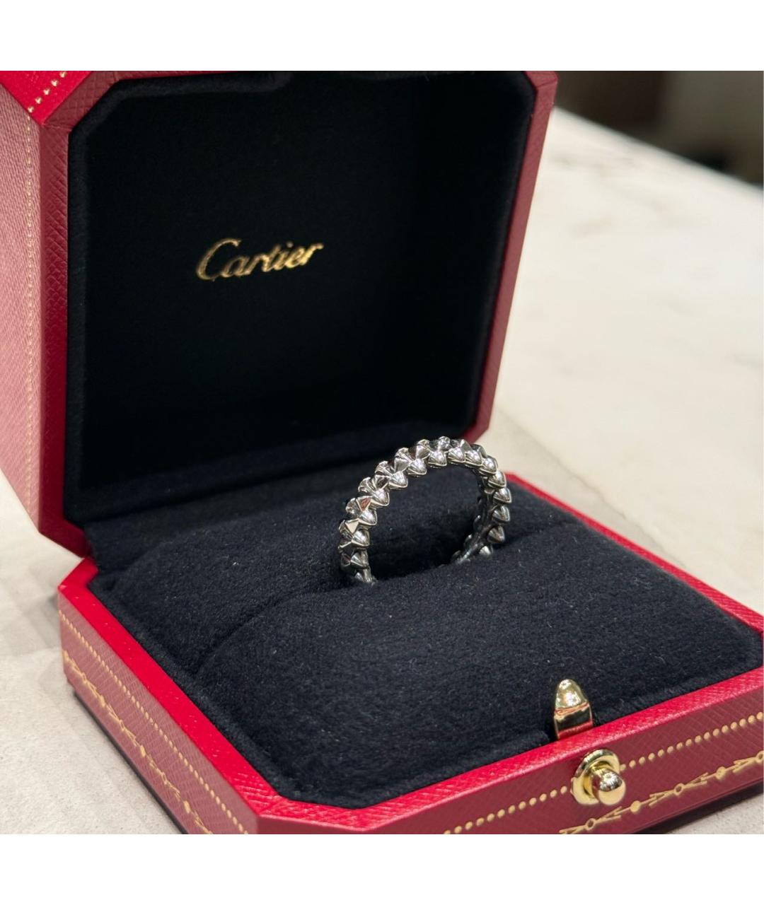 CARTIER Серебряное кольцо из белого золота, фото 5