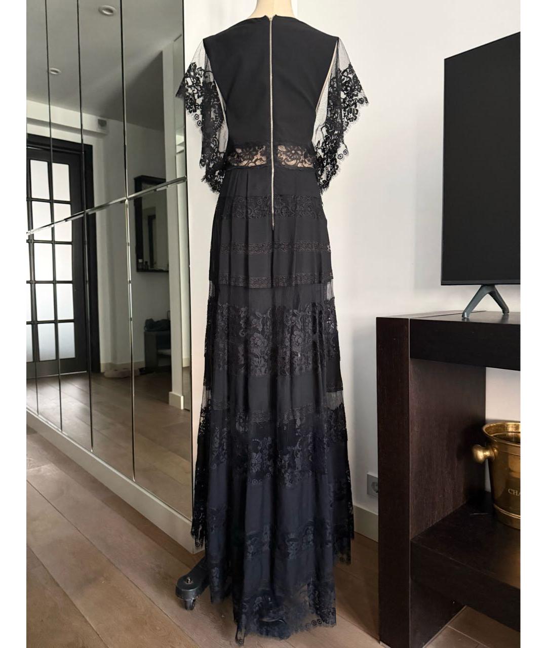 ELIE SAAB Черное шелковое вечернее платье, фото 2