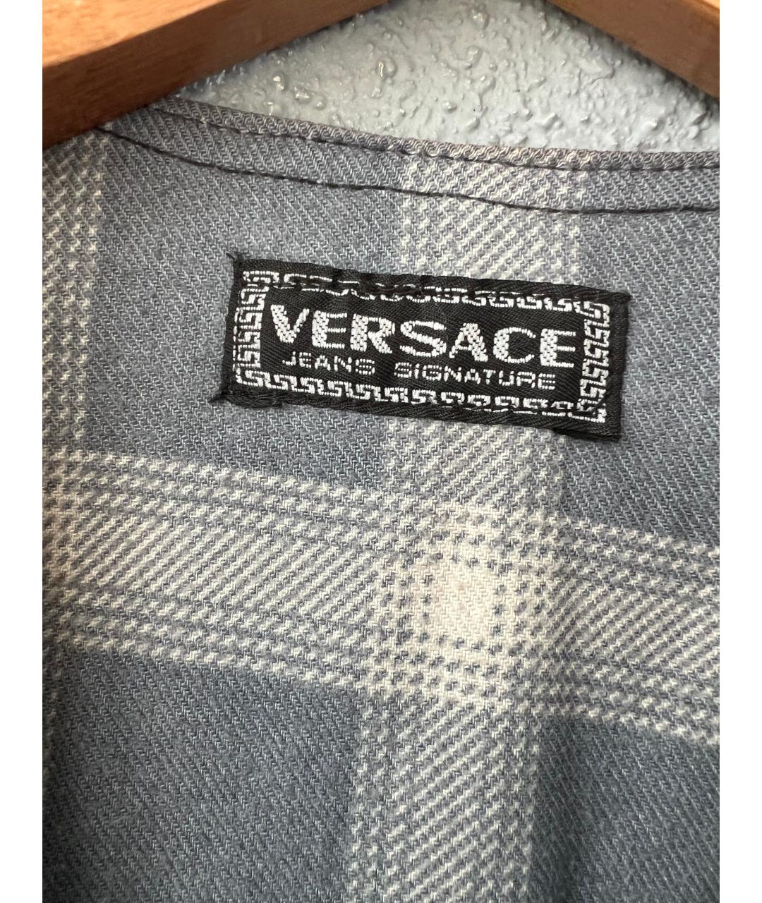 VERSACE Черный хлопковый жилет, фото 4