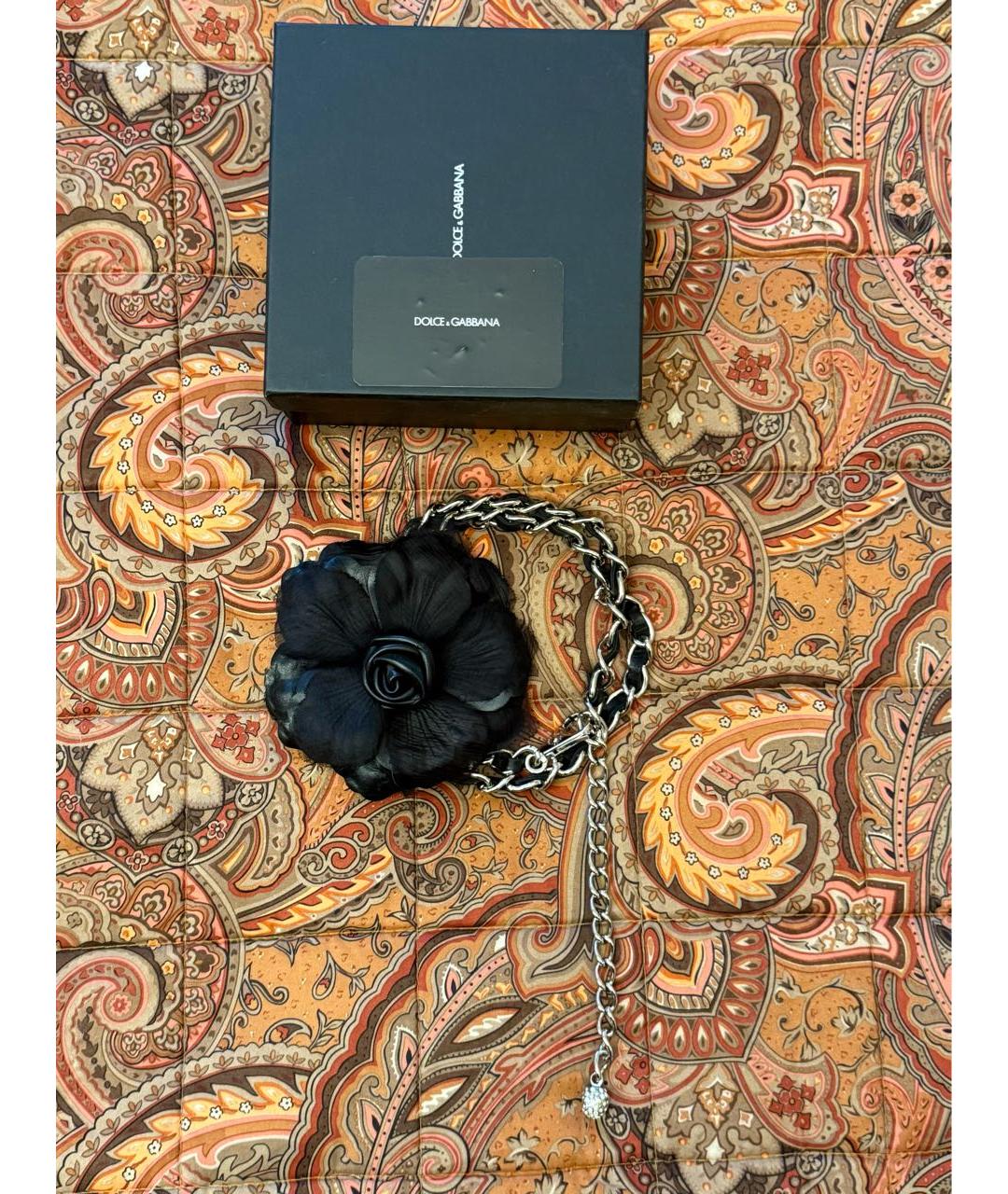 DOLCE&GABBANA Черный ремень, фото 6