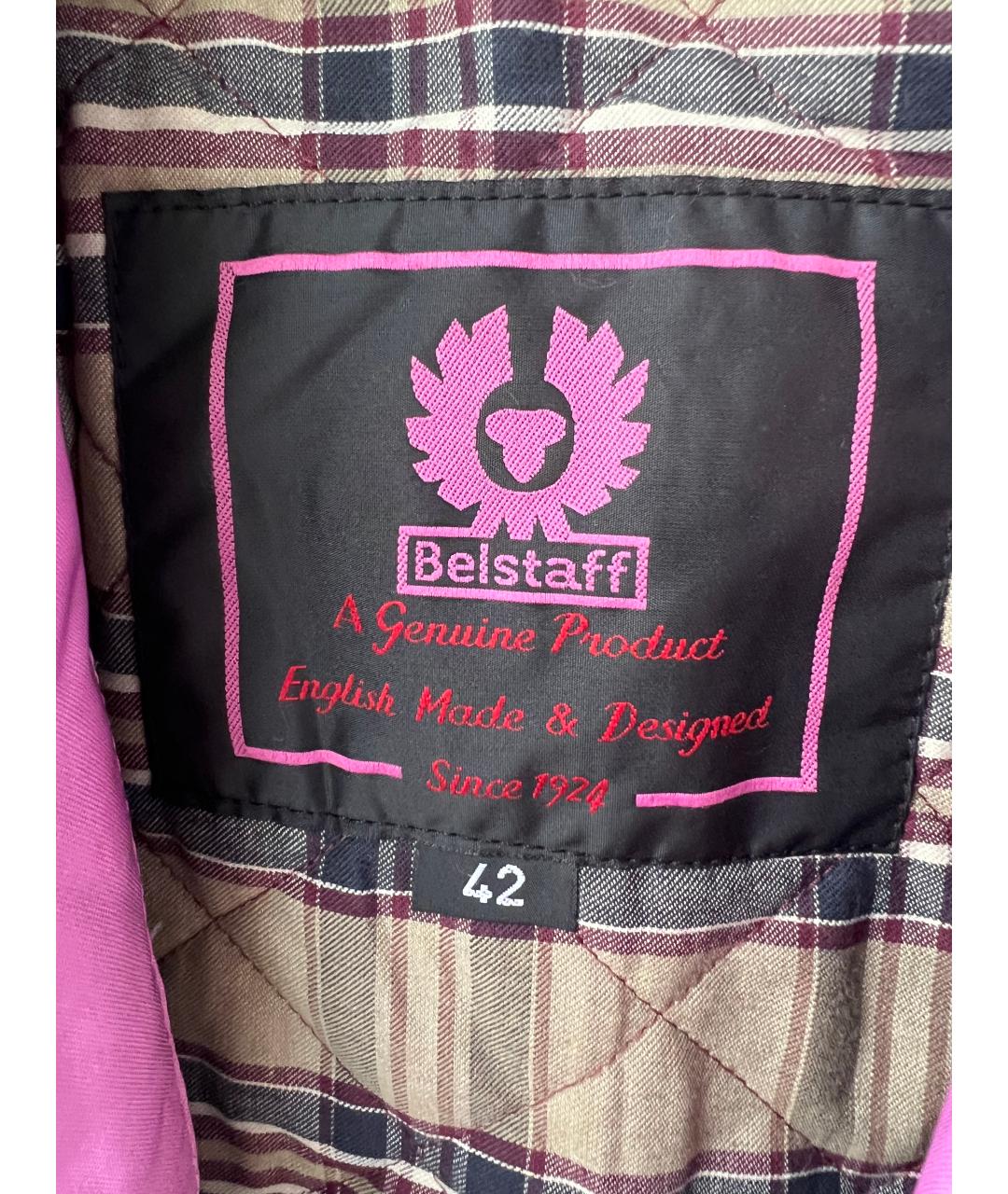 BELSTAFF Розовая полиэстеровая куртка, фото 4