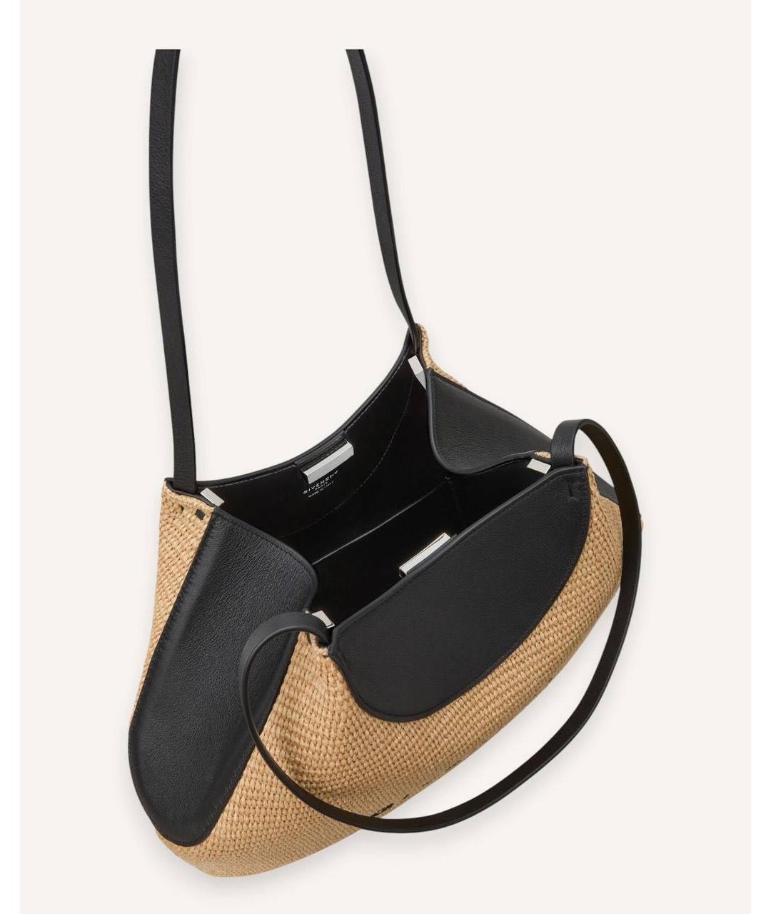 GIVENCHY Бежевая рафиевая сумка через плечо, фото 4