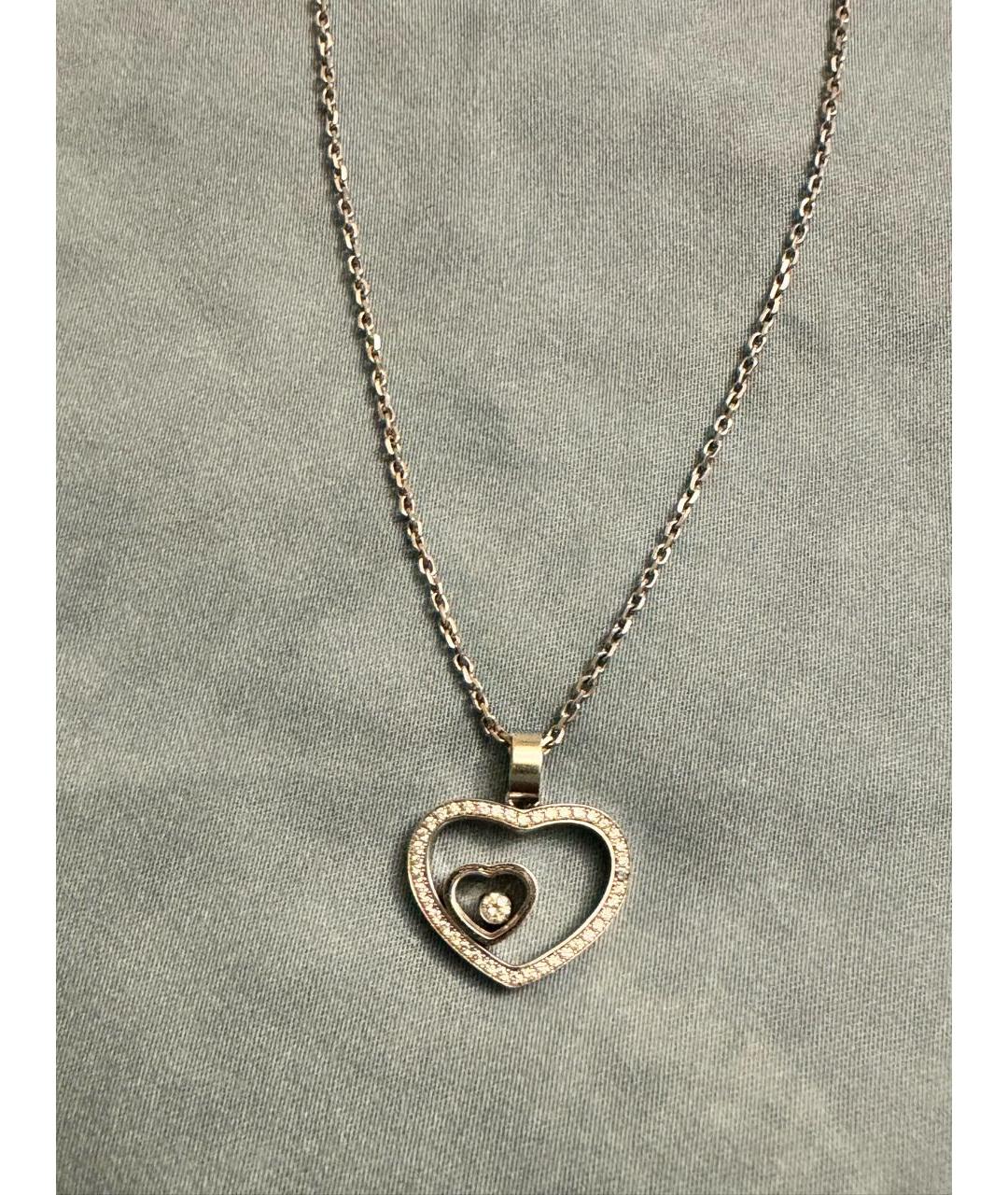 CHOPARD Белое колье из белого золота, фото 3