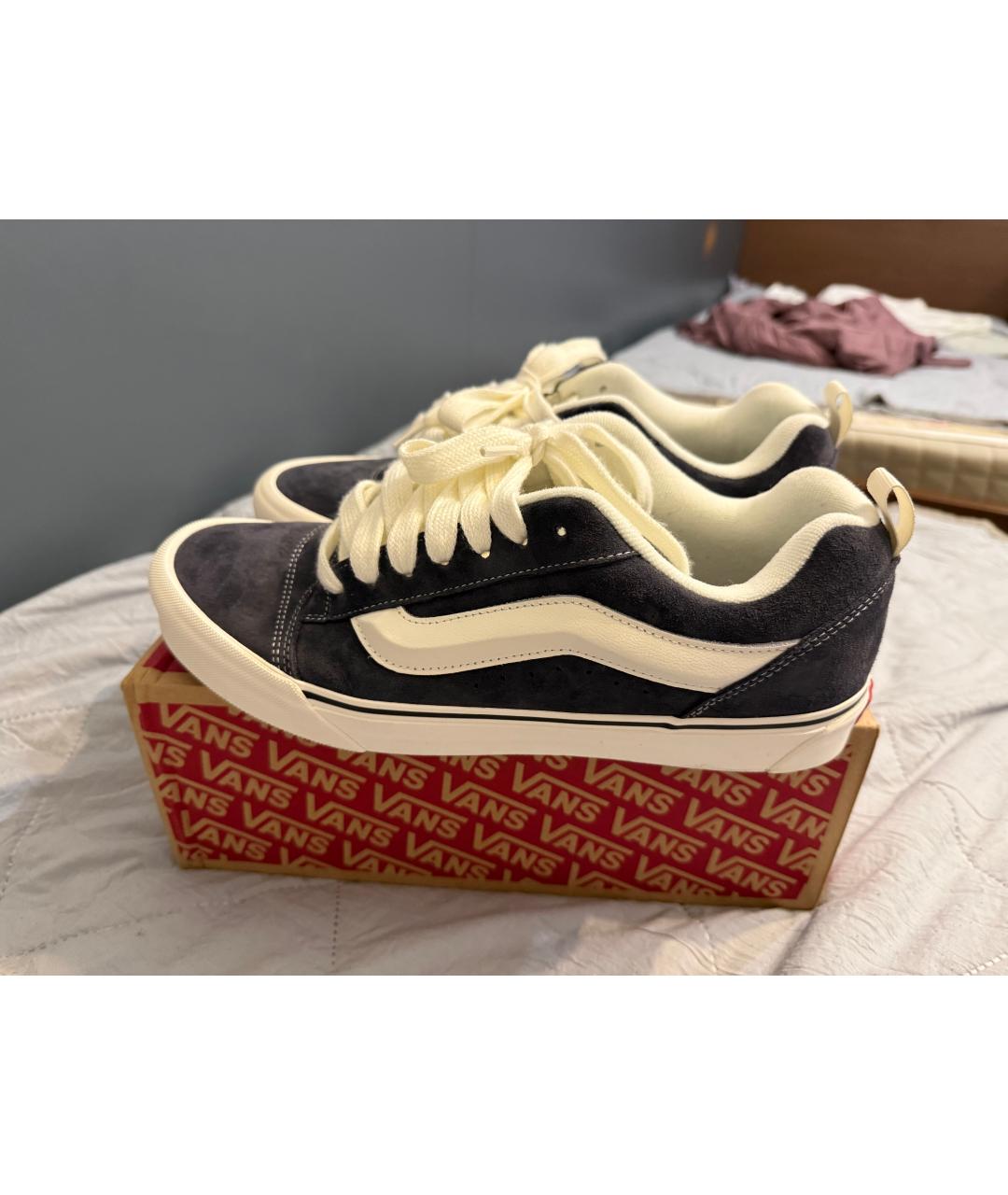 VANS Серые замшевые низкие кроссовки / кеды, фото 4