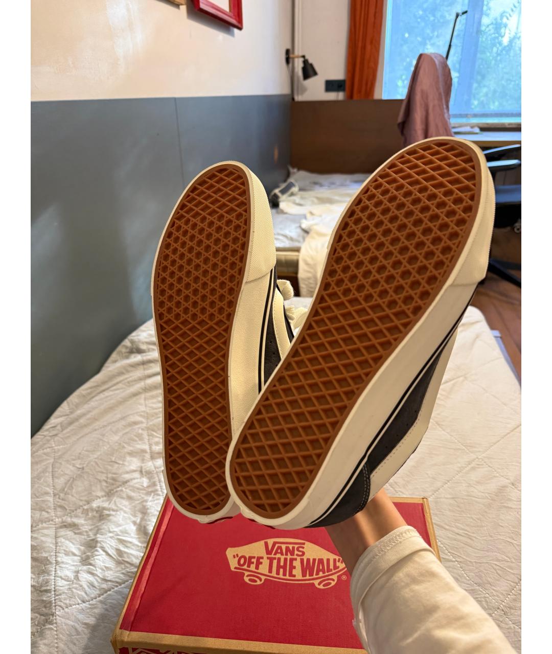 VANS Серые замшевые низкие кроссовки / кеды, фото 5