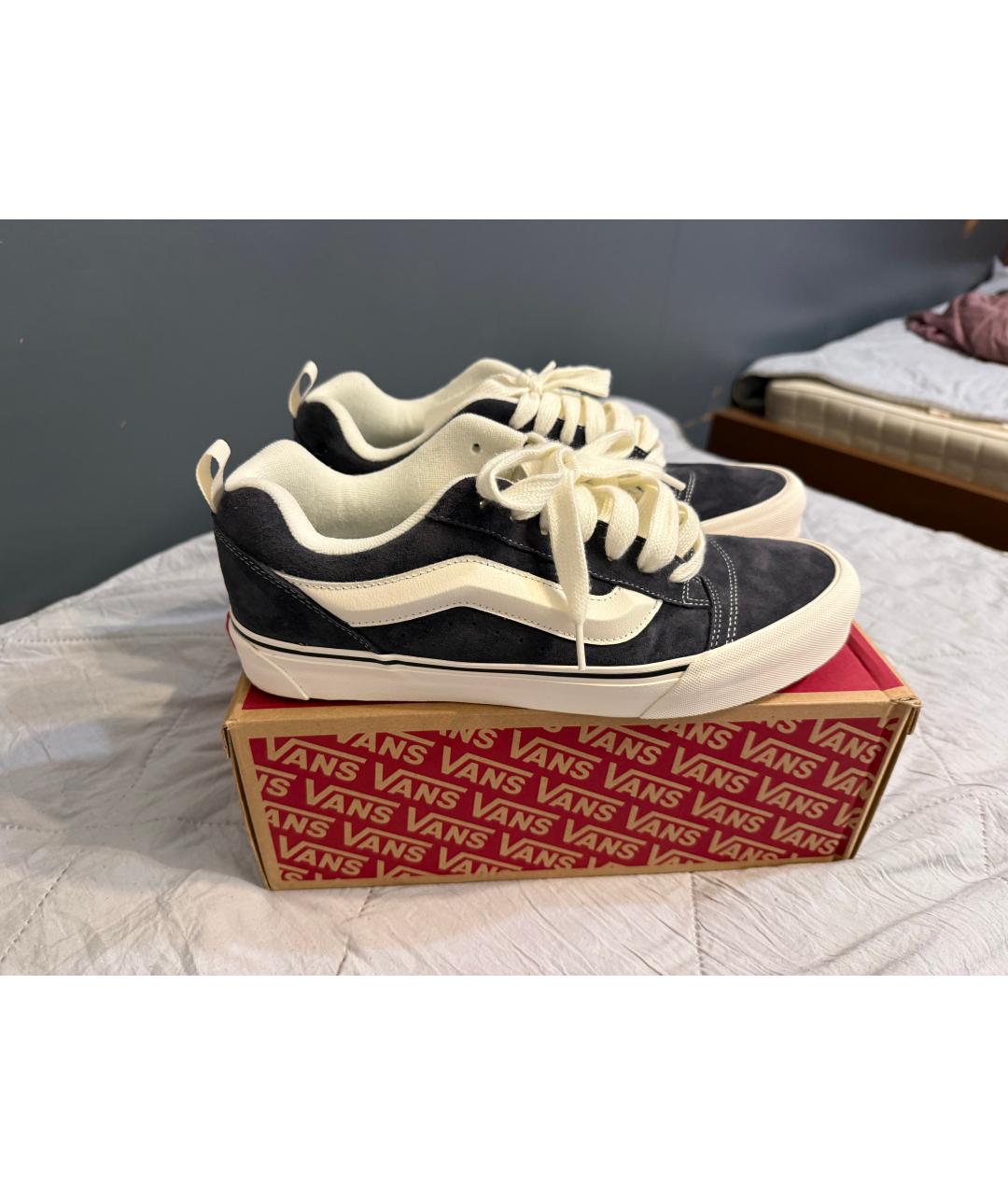 VANS Серые замшевые низкие кроссовки / кеды, фото 9