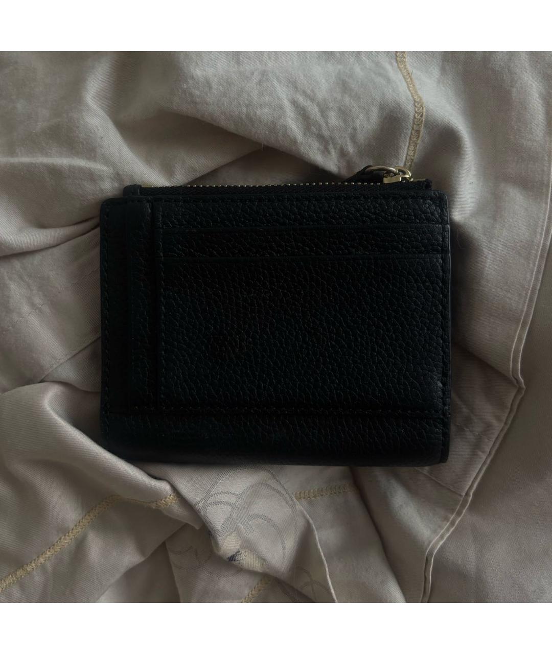 MICHAEL KORS Черный кожаный кошелек, фото 3