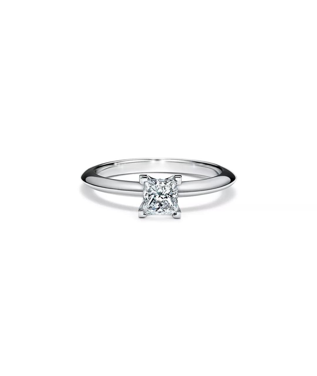 TIFFANY&CO Серебряное платиновое кольцо, фото 7