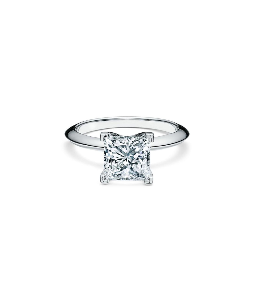 TIFFANY&CO Белое платиновое кольцо, фото 8